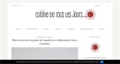 Desktop Screenshot of cuisinedetouslesjours.com